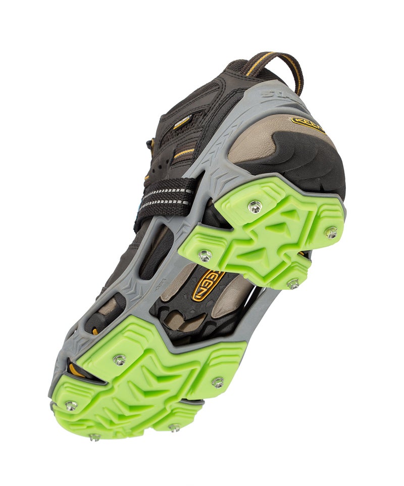 STABILicers Hike XP Traction Cleats for Hiking on Snow and Ice,Grey/Green, Medium (1 Pair) - Image 1